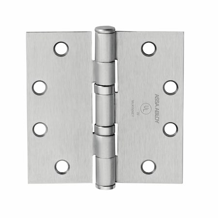 Mckinney Ball Bearing Butt Hinge, 4-1/2" x 4-1/2", US26D, Standard TB2714 4-1/2X4-1/2 26D